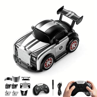 Multifunctional Mini Drift Remote Control Car, RC Drift Car for Kids with Sensor Follow, 360° Drift, LED Lights & Rechargeable Battery, Magnetic Modular Design, Toy Gift for Boys Girls