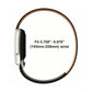Whoop 5.0MG Slim Fit PU Leather Replacement Strap Band - Stretchable, Stylish Leather band