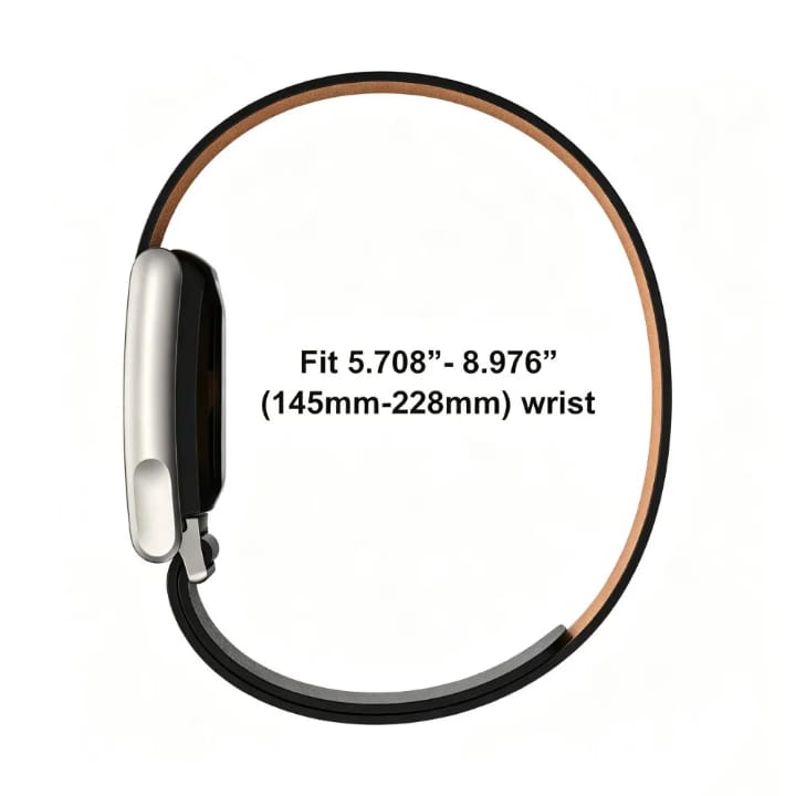 Whoop 5.0MG Slim Fit PU Leather Replacement Strap Band - Stretchable, Stylish Leather band