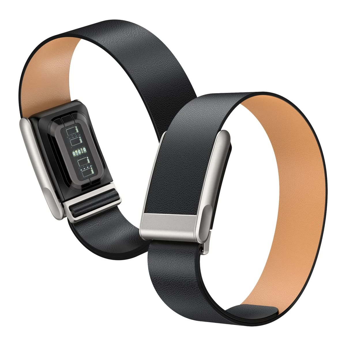 Whoop 5.0MG Slim Fit PU Leather Replacement Strap Band - Stretchable, Stylish Leather band
