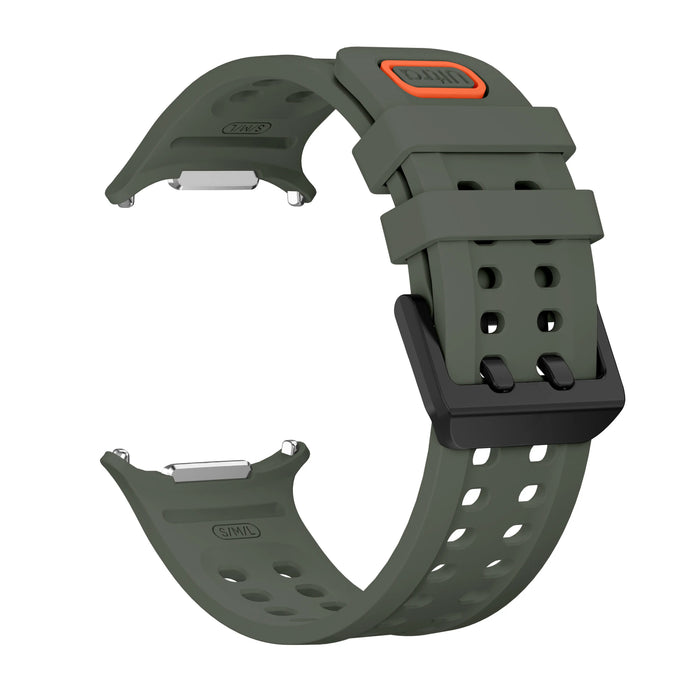 Silicon Strap for Samsung Galaxy Watch Ultra2/ ultra1 with double pin buckle, Wristband