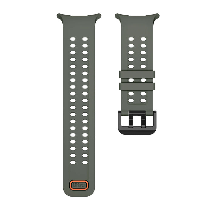 Silicon Strap for Samsung Galaxy Watch Ultra2/ ultra1 with double pin buckle, Wristband