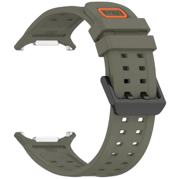 Silicon Strap for Samsung Galaxy Watch Ultra2/ ultra1 with double pin buckle, Wristband