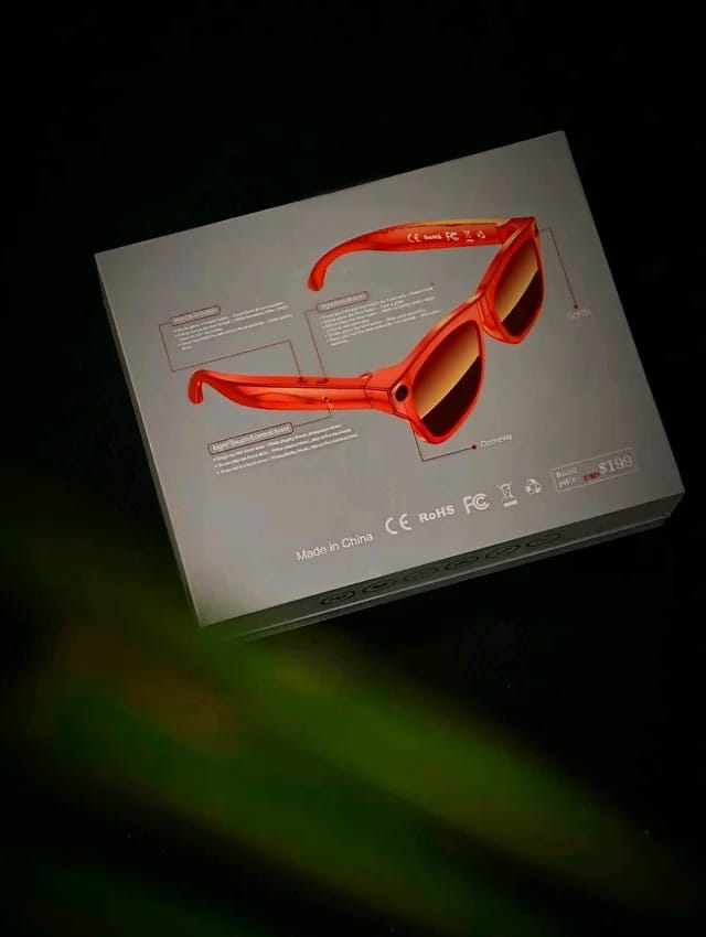 AI Smart Glasses with HD Video Recording, Real-time Language Translation