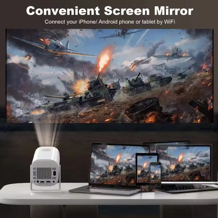 4K Portable Projector WIFI Outdoor Mini home Theater HD Android Projector LCD P30 Smart Projector