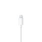 Wired Earphone (LIGHTNING CONNECTER) Compatible with iPhone , iPad, iPod Direct plug and Play, White color 1.2 meter