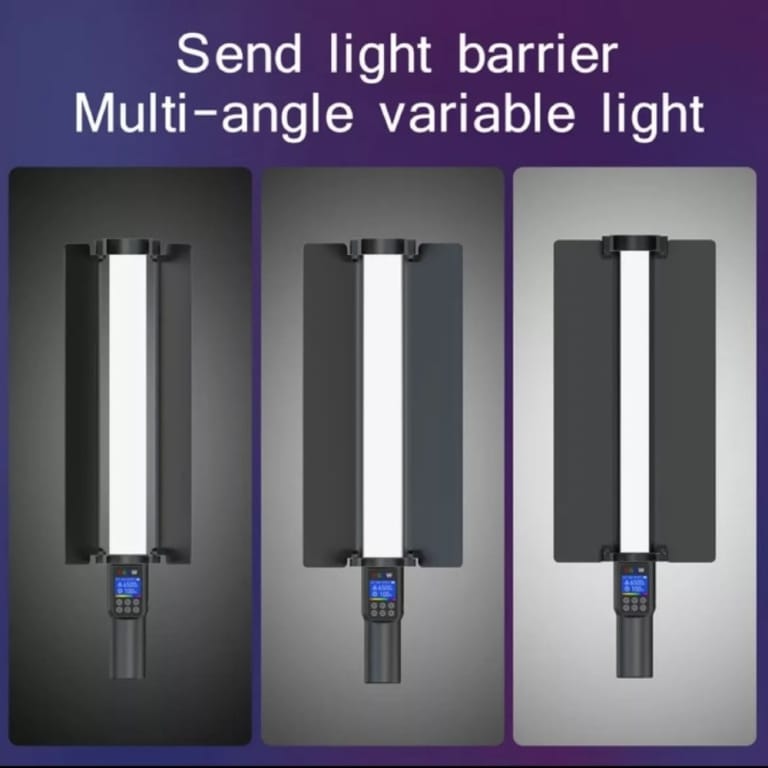 RGB Handheld LED Light stick Lightning with Wand Door colorful RGB LED Stick Photography Lamp Rechargeable Flash Video Light 6Hour Battery