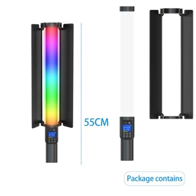 RGB Handheld LED Light stick Lightning with Wand Door colorful RGB LED Stick Photography Lamp Rechargeable Flash Video Light 6Hour Battery