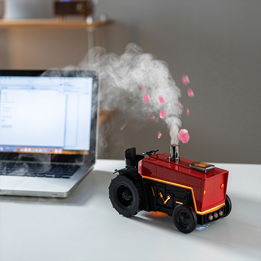 Antique Tractor Essential Oil - Aroma Diffuser with Wireless Bluetooth Speaker