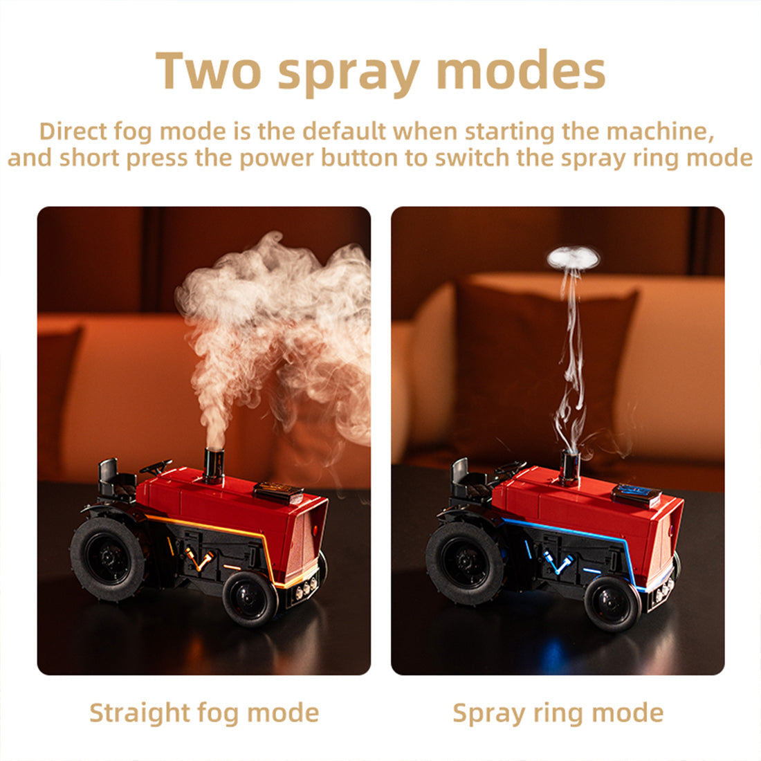 Antique Tractor Essential Oil - Aroma Diffuser with Wireless Bluetooth Speaker