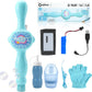 Bubble Machine for Kids, Color Smoke Bubble Fog Wand with Gloves