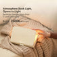 Wireless Charging Book lamp Speaker- Wake-Up Light & Wireless Charging- Apricot Yellow