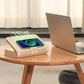 Wireless Charging Book lamp Speaker- Wake-Up Light & Wireless Charging- Apricot Yellow