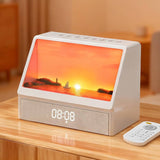Sunrise Wake-up Light Alarm clock/ Bluetooth Speaker/ Digital Display/12 White Noise Sounds/ 13 Scenes with remote