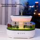 Musical Rain Drop Aroma Diffuser Humidifier with Inbuilt Soothing Music, Multi color LED, 6Inches height, 250l tank