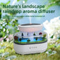 Musical Rain Drop Aroma Diffuser Humidifier with Inbuilt Soothing Music, Multi color LED, 6Inches height, 250l tank