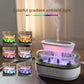 Musical Rain Drop Aroma Diffuser Humidifier with Inbuilt Soothing Music, Multi color LED, 6Inches height, 250l tank
