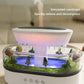 Musical Rain Drop Aroma Diffuser Humidifier with Inbuilt Soothing Music, Multi color LED, 6Inches height, 250l tank