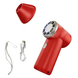 4 in 1 Portable Cordless Miniature Blower Fan with Air pump's Functions Compact Design for Various Task high speed 20m/s- Rechargeable battery Blower Fan