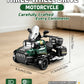 Green RC Motor Tricycle Simulation Motorcycle, Remote Controlled Three-Wheel Vehicle, Realistic Motorcycle Design, Responsive Steering, Smooth Driving Action, Durable Construction, Detailed Styling