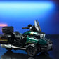 Green RC Motor Tricycle Simulation Motorcycle, Remote Controlled Three-Wheel Vehicle, Realistic Motorcycle Design, Responsive Steering, Smooth Driving Action, Durable Construction, Detailed Styling