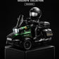 Green RC Motor Tricycle Simulation Motorcycle, Remote Controlled Three-Wheel Vehicle, Realistic Motorcycle Design, Responsive Steering, Smooth Driving Action, Durable Construction, Detailed Styling