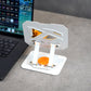 360 Degree Rotating Metal Base for Tablets and Cell Phones SILVER