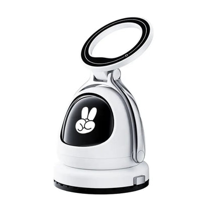 Attractive IC Phone Holder 360 Degree Rotating Cute Robot Phone Stand- Expression Display Desktop Phone stand