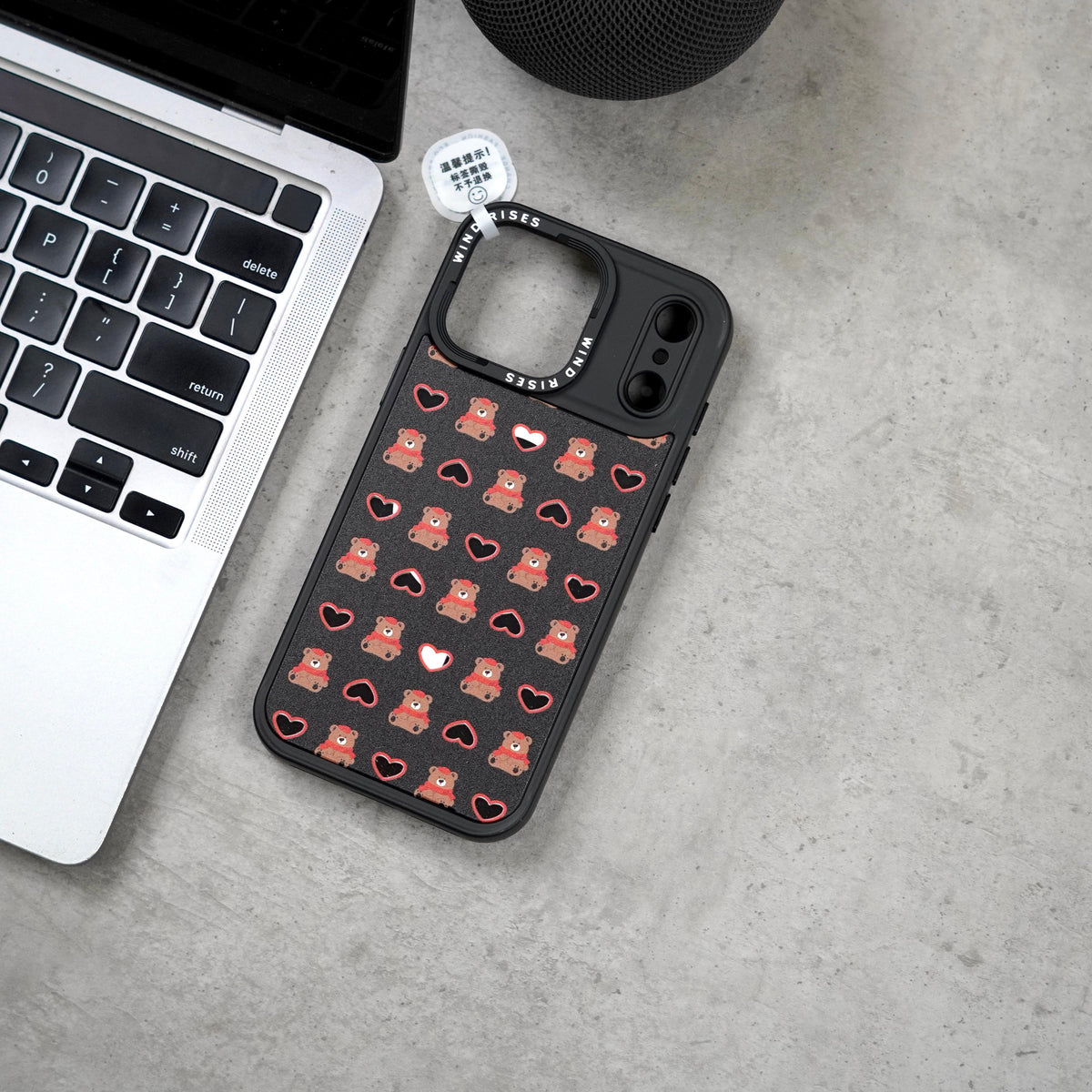 Wind Rises Signature Print Series Case- Signature Printed Design Collection, Multiple Unique & Trendy Artwork Styles. Massif-Compatible Magnetic Ring, Raised Camera & Edge Protection, Available for iPhone 17 Pro Max & 18 Pro Max