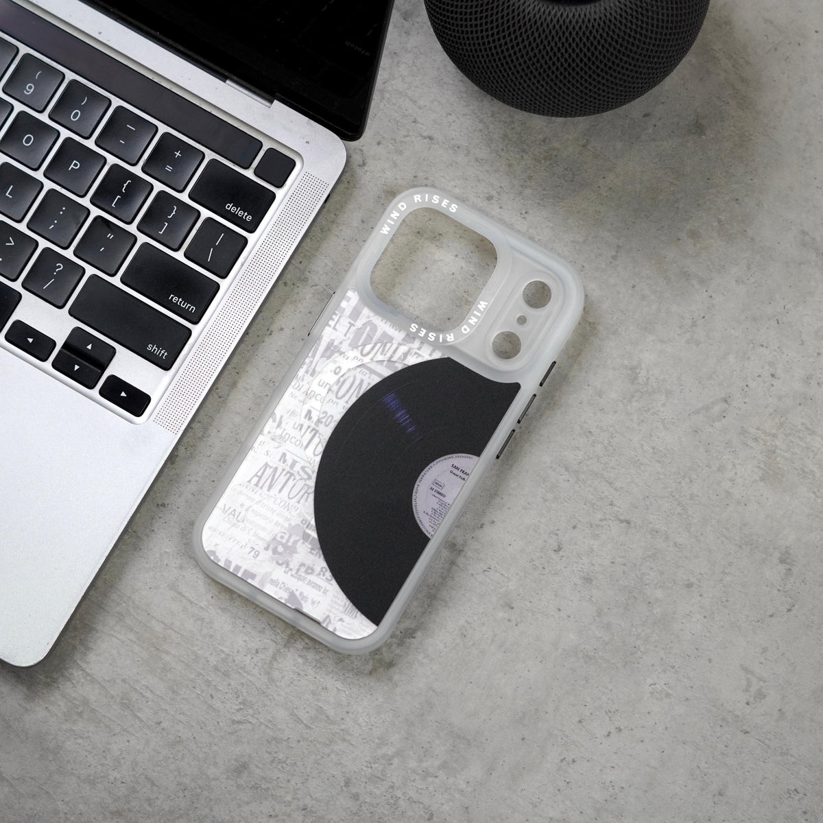 Wind Rises Signature Print Series Case- Signature Printed Design Collection, Multiple Unique & Trendy Artwork Styles. Massif-Compatible Magnetic Ring, Raised Camera & Edge Protection, Available for iPhone 17PRO/18PRO