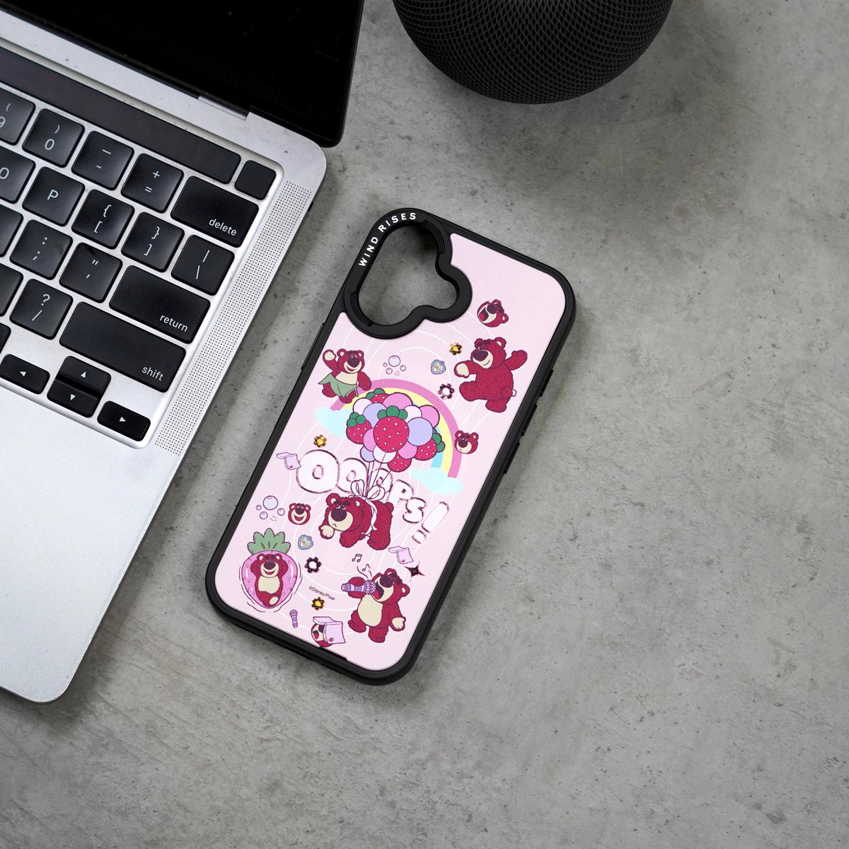 Wind Rises Signature Print Series Case- Signature Printed Design Collection, Multiple Unique & Trendy Artwork Styles. Massif-Compatible Magnetic Ring, Raised Camera & Edge Protection, Available for iPhone 17