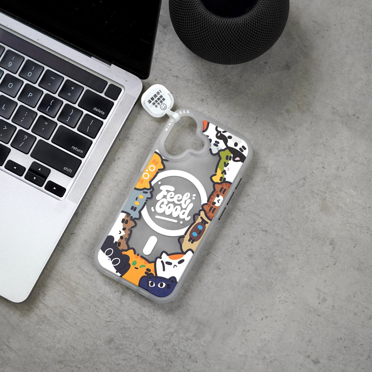 Wind Rises Signature Print Series Case- Signature Printed Design Collection, Multiple Unique & Trendy Artwork Styles. Massif-Compatible Magnetic Ring, Raised Camera & Edge Protection, Available for iPhone 17