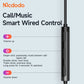 TYPE-C Stereo Wired Earphone with volume controlv (in ear version)- Black