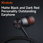 TYPE-C Stereo Wired Earphone with volume controlv (in ear version)- Black