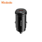 MCDODO Car charger USB-C,30W PLUS USB-C TO Lightning cable Black
