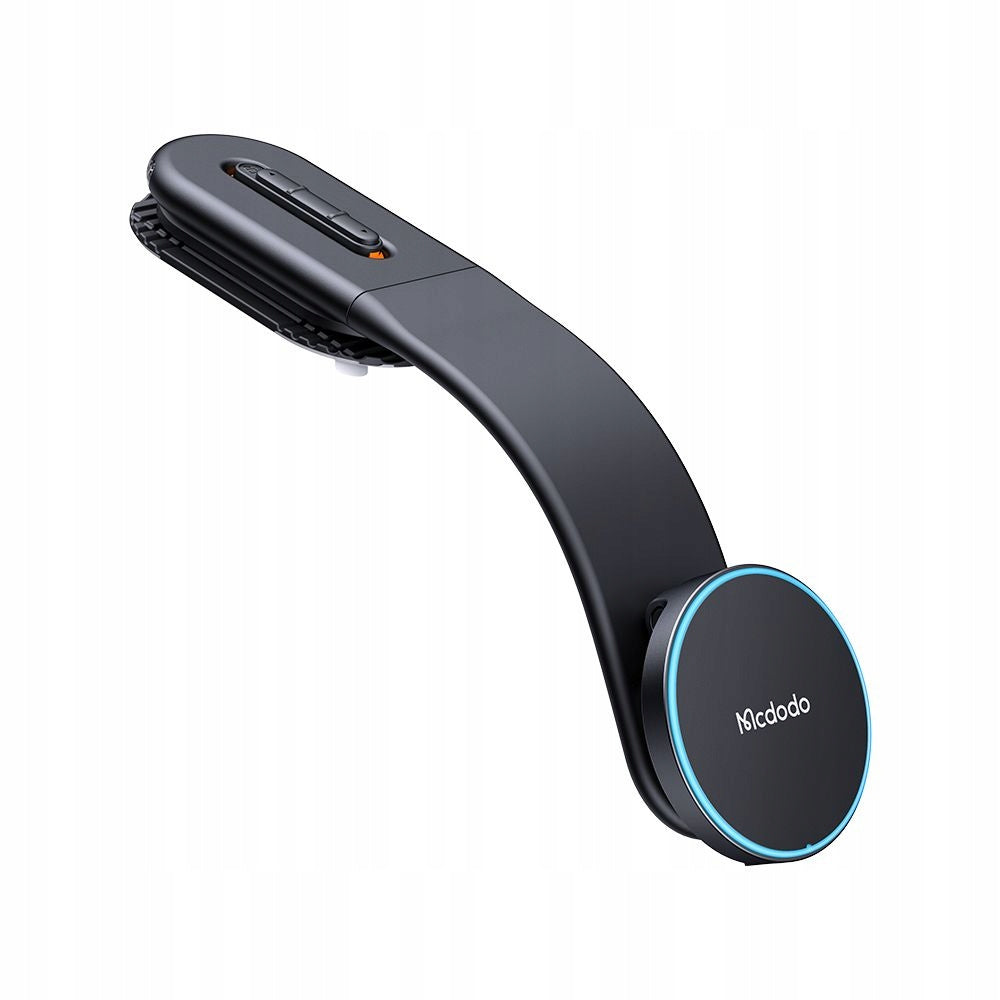 MCDODO Magic pro Magnetic Car holder with Wireless Charger, Adjustable , Stable- Black