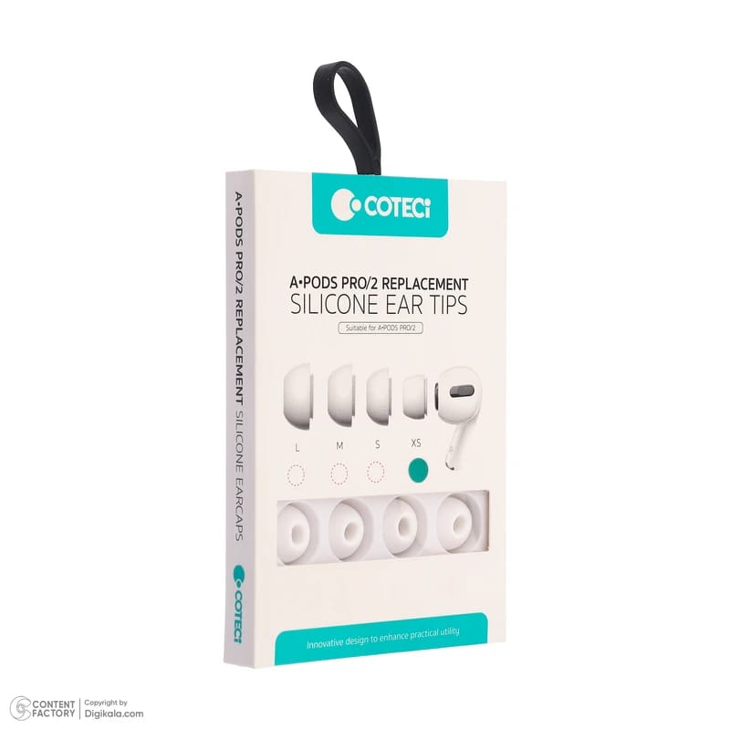 Coteci Airpods pro/2, Replacement Silicone Ear tips 4 sets
