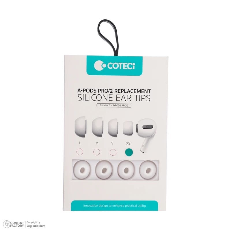 Coteci Airpods pro/2, Replacement Silicone Ear tips 4 sets