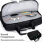 BRINCH(TM) New Soft Nylon Waterproof Laptop Computer Case Cover Sleeve Shoulder Strap Bag with Side Pockets Handles and Detachable for 15.6 inch-Black