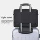 BRINCH(TM) New Soft Nylon Waterproof Laptop Computer Case Cover Sleeve Shoulder Strap Bag with Side Pockets Handles and Detachable for 15.6 inch-Black