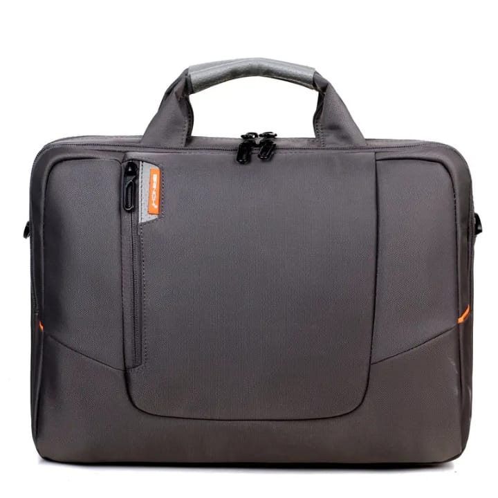 BRINCH(TM) New Soft Nylon Waterproof Laptop Computer Case Cover Sleeve Shoulder Strap Bag with Side Pockets Handles and Detachable for 15.6 inch-Black