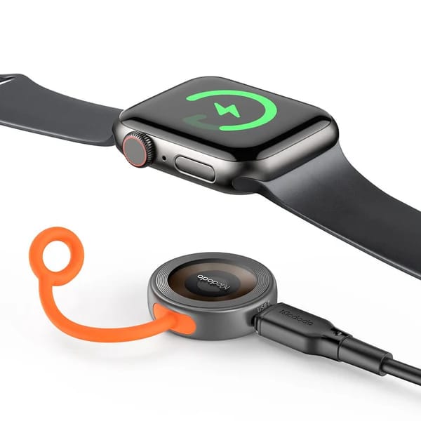 Mcdodo Apple Watch Magnetic Charger[USB-C&Lightning Port], Portable Wireless iWatch Charger Fast Charging Fit Apple Watch Series10/9/8/7/6/5/4/3/2/1/SE/SE2/UItra 2/Ultra