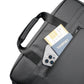 Feather Weight Water-resistant Briefcase Bag 14.8 Inch, Digital Series Slim Briefcase, Oxford Business Shoulder Bag with Multi-Compartments, Trolley Strap & Water-Repellent Fabric