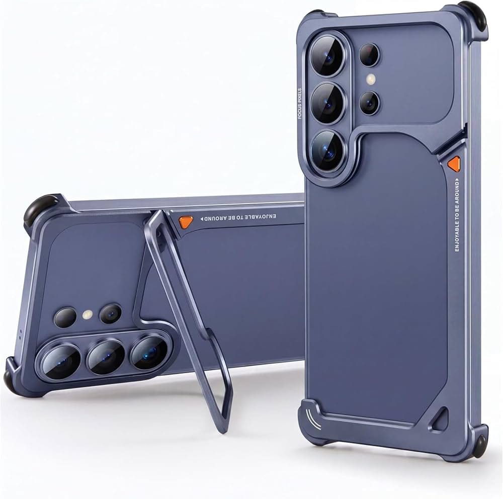 Premium Slim Metal Bumper Case for Samsung Galaxy S26 Ultra, Lightweight Minimalist Frame Design, Stylish Edge Protection with Hidden lens Bracket