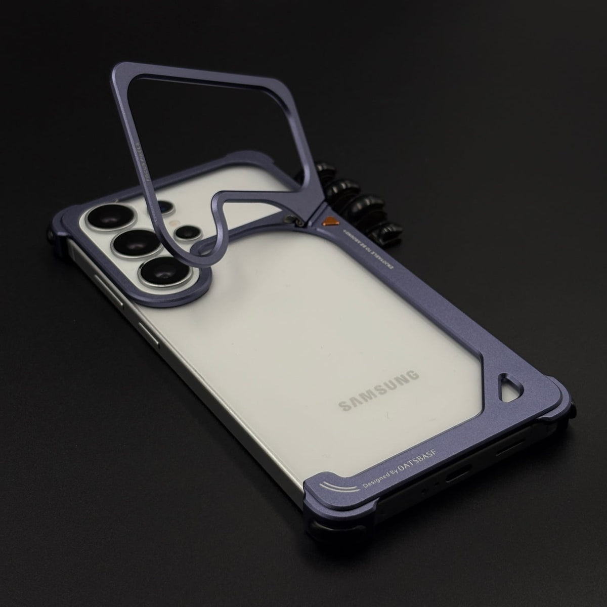 Premium Slim Metal Bumper Case for Samsung Galaxy S26 Ultra, Lightweight Minimalist Frame Design, Stylish Edge Protection with Hidden lens Bracket