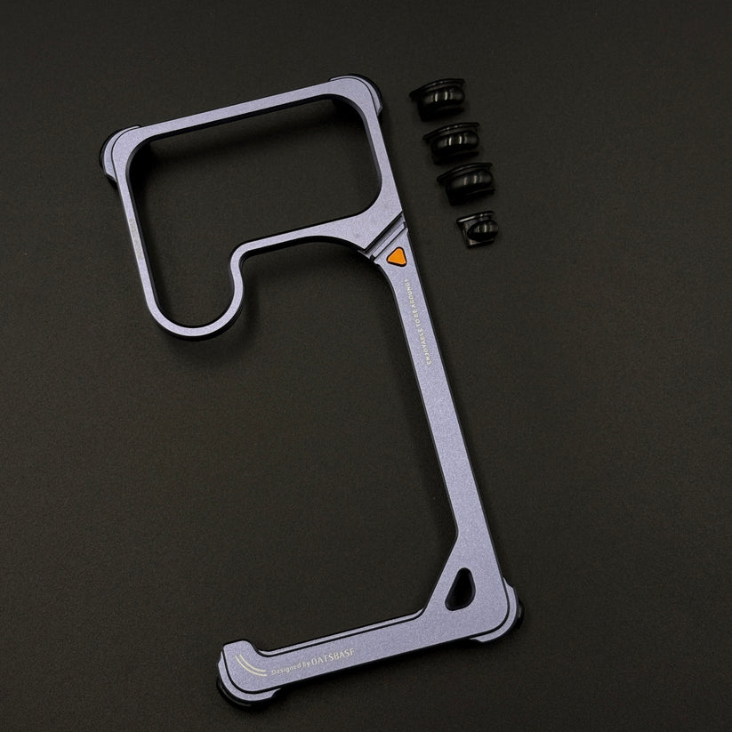 Premium Slim Metal Bumper Case for Samsung Galaxy S26 Ultra, Lightweight Minimalist Frame Design, Stylish Edge Protection with Hidden lens Bracket