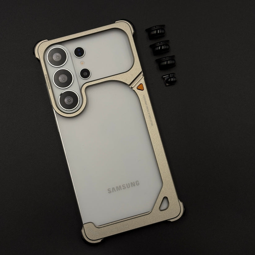 Premium Slim Metal Bumper Case for Samsung Galaxy S26 Ultra, Lightweight Minimalist Frame Design, Stylish Edge Protection with Hidden lens Bracket