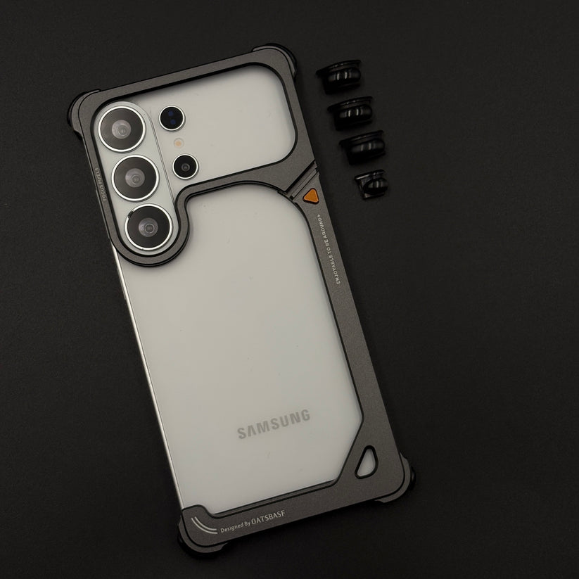 Premium Slim Metal Bumper Case for Samsung Galaxy S26 Ultra, Lightweight Minimalist Frame Design, Stylish Edge Protection with Hidden lens Bracket