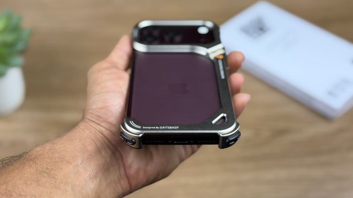 9-Shape Premium Metal Case for iPhone 17 Pro Max &amp; 17 Pro | Lightweight Design, Camera Lens Protection, Scratch-Resistant Finish &amp; Premium Armor Frame