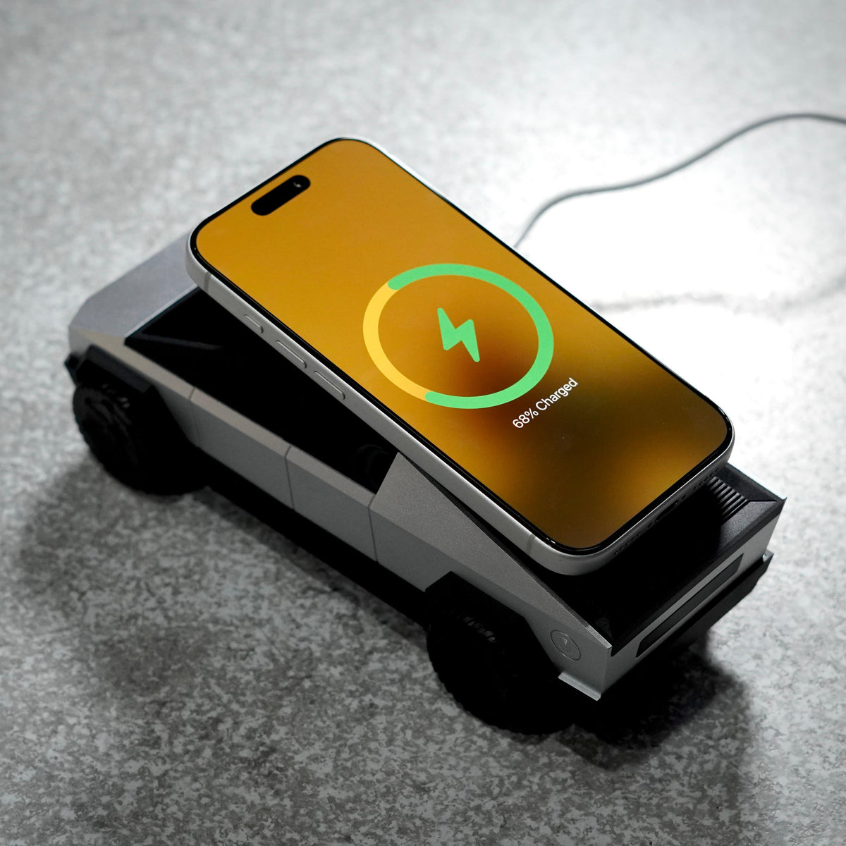 3-in-1 Magnetic Wireless Charging Station 25W with Bluetooth Speaker – Cybertruck Design